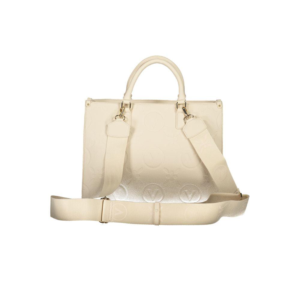 Beige Polyethylene Handbag