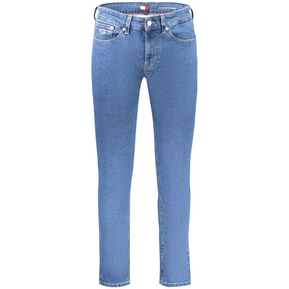 Blaue Baumwolljeans aus Denim