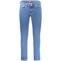Blaue Baumwolljeans aus Denim