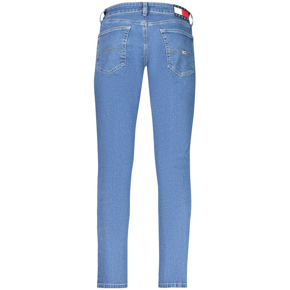 Blaue Baumwolljeans aus Denim