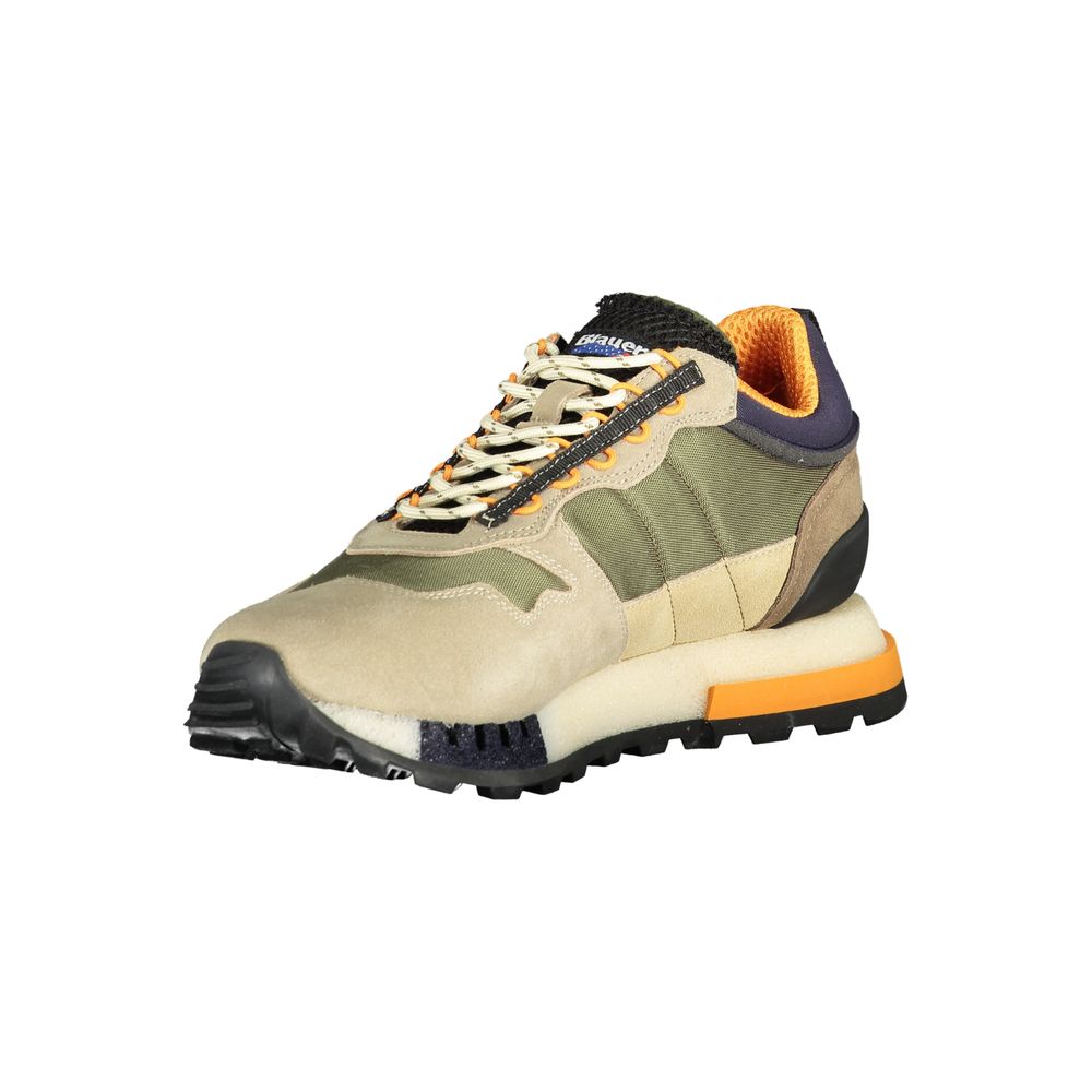 Grüner Polyester-Sneaker