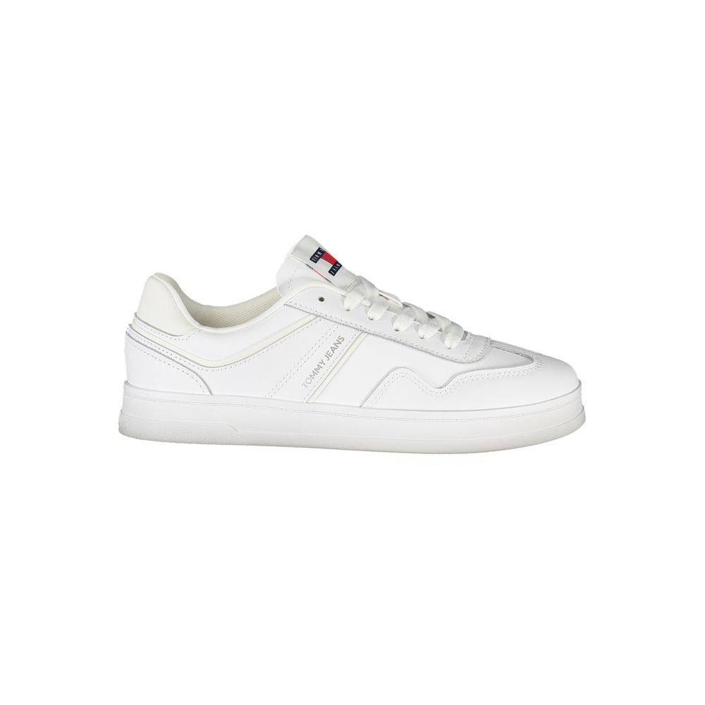 Weißer Polyester-Sneaker
