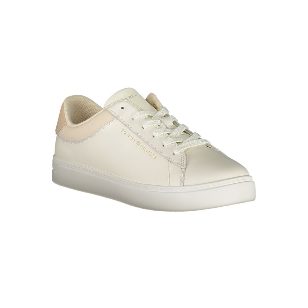 Beiger Polyester-Sneaker