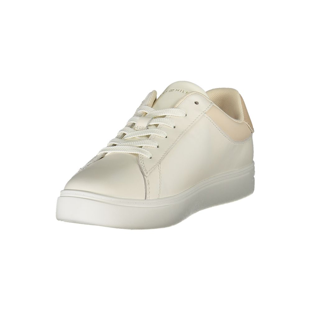 Beiger Polyester-Sneaker