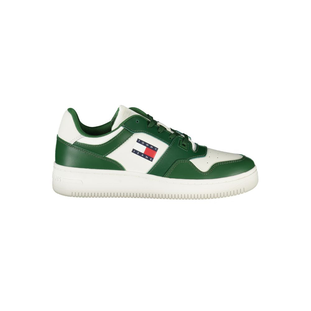 Grüner Polyester-Sneaker
