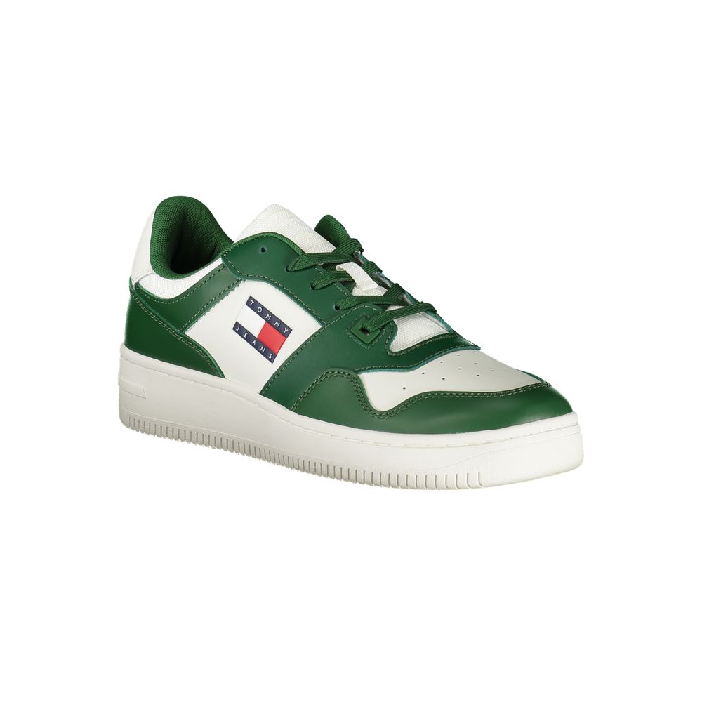 Grüner Polyester-Sneaker