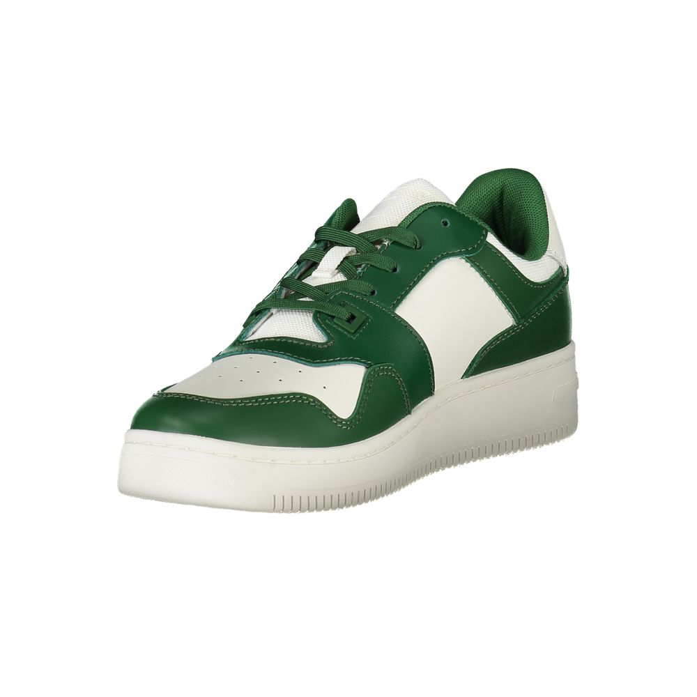 Grüner Polyester-Sneaker