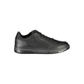 Schwarzer Ledersneaker