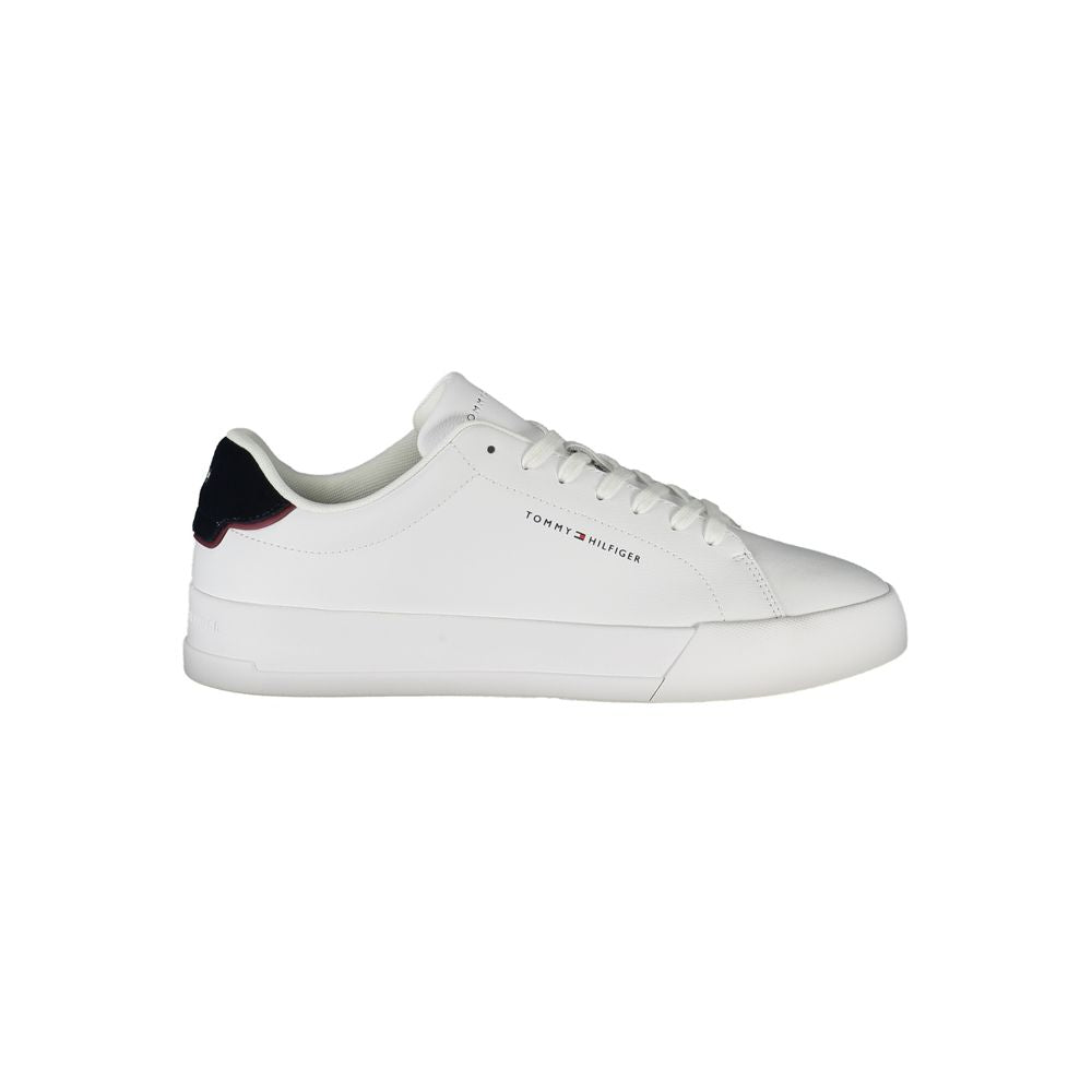 Weißer Polyester-Sneaker