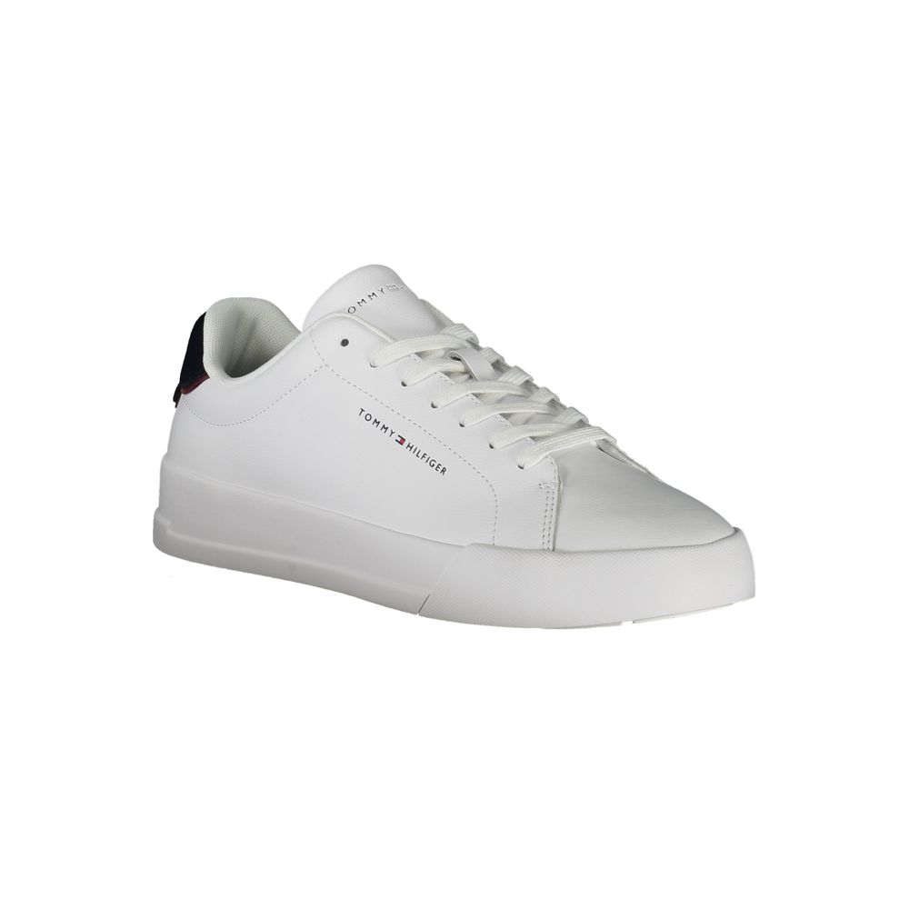 Weißer Polyester-Sneaker