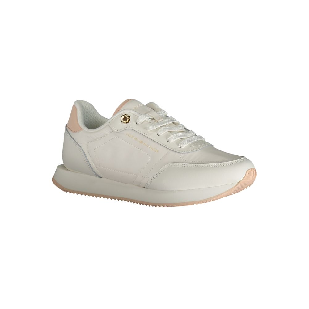 Sneaker aus weißem Polyester
