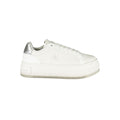 Weißer Polyester-Sneaker