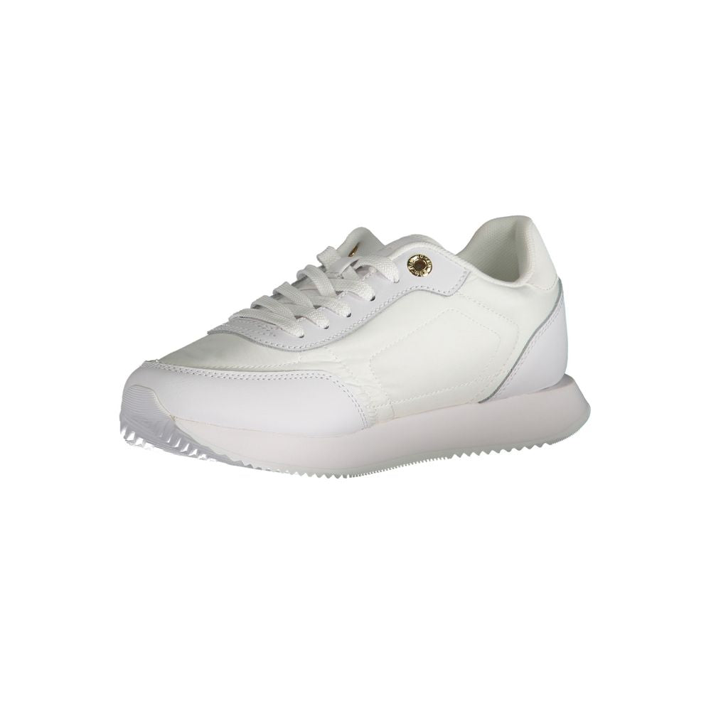 Sneaker aus weißem Polyester