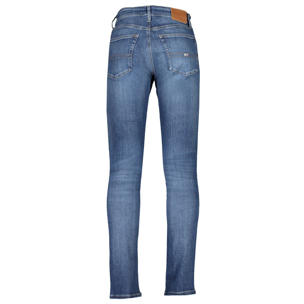 Blaue Baumwolle Herren Slim Jeans