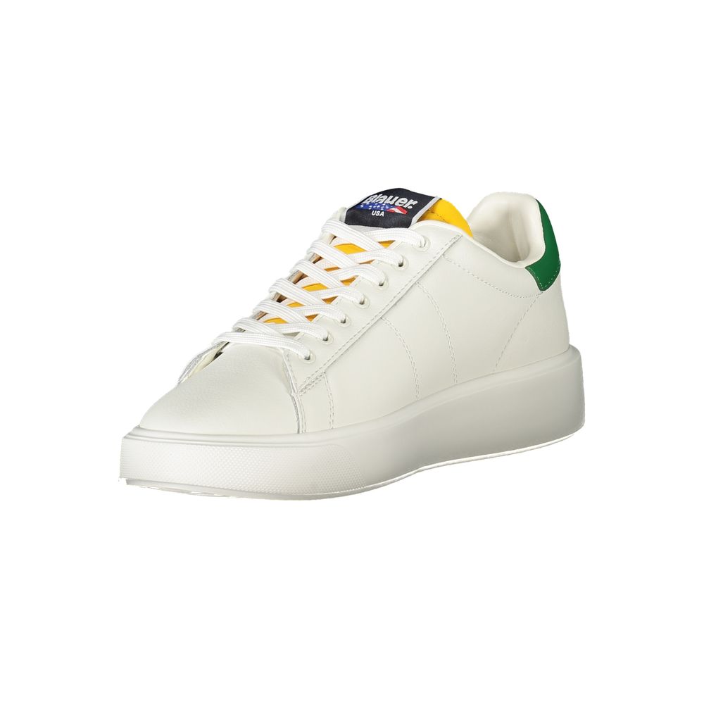 Weißer Polyester-Sneaker