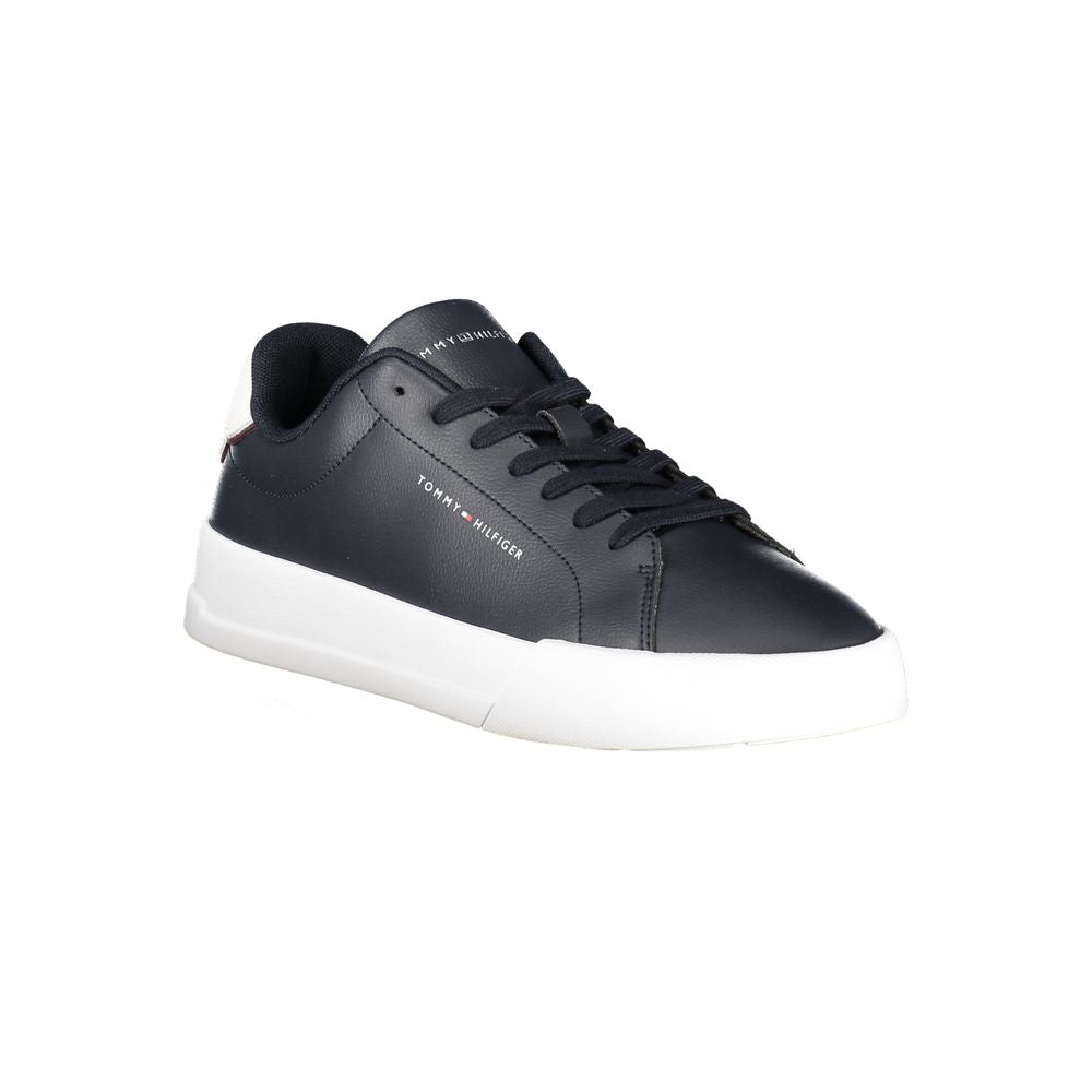Blauer Polyester-Sneaker