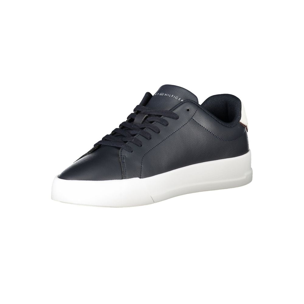 Blauer Polyester-Sneaker