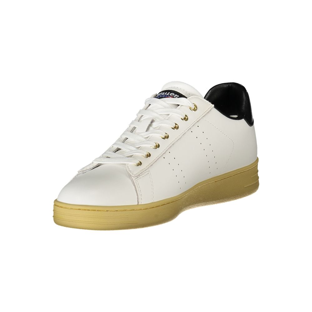 Weißer Polyester-Sneaker