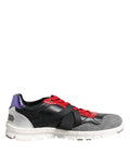 Multicolor Lace Up Low Top Men Sneakers Shoes