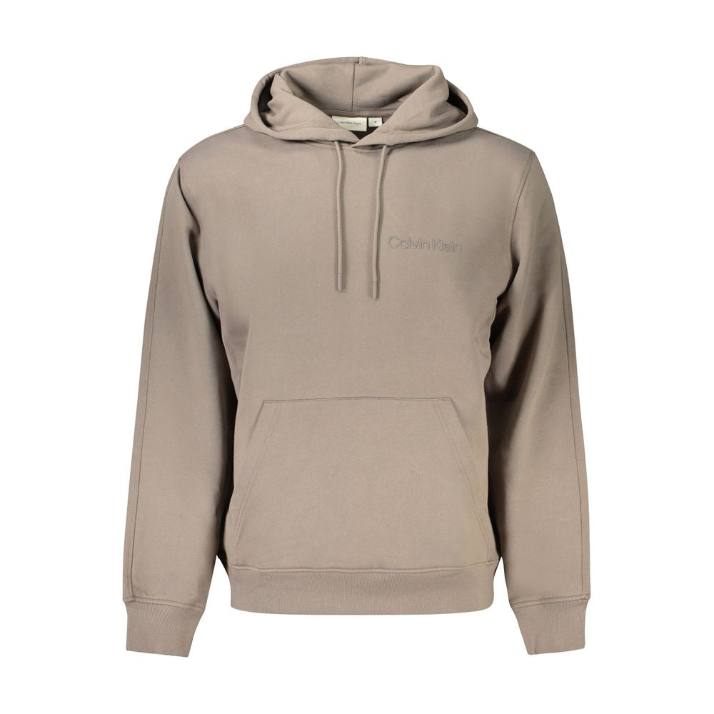 Brauner Baumwollpullover für Männer