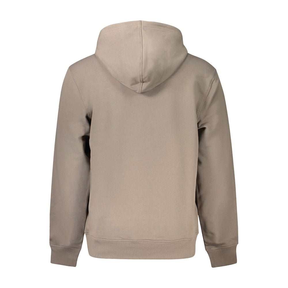 Brauner Baumwollpullover für Männer