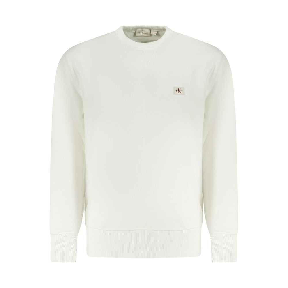 Baumwoll-Sweatshirt in Weiß