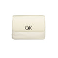 Beige Polyester Women Handbag