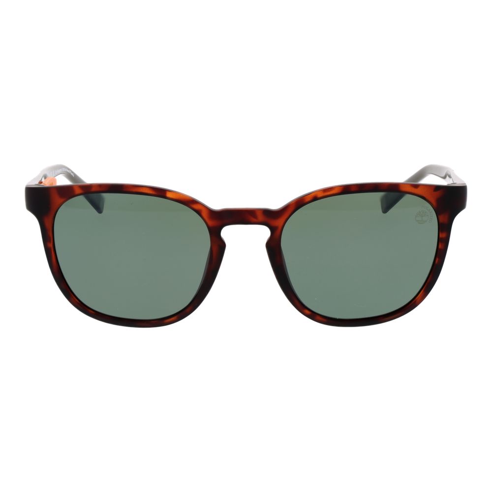 Brown Stainless Steel Sunglasses