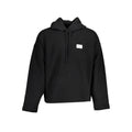 Schwarzer Baumwoll-Sweatshirt