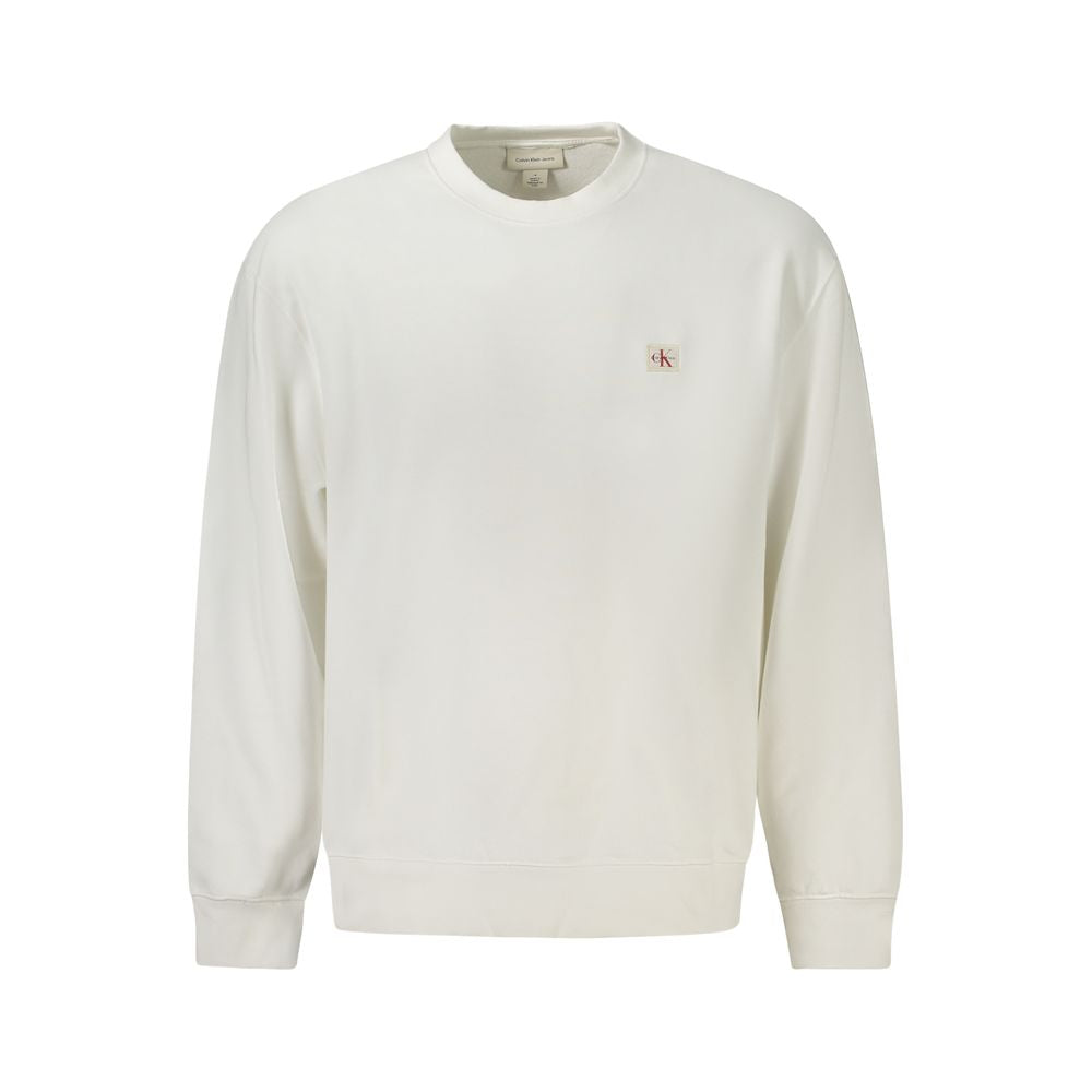 Baumwoll-Sweatshirt in Weiß
