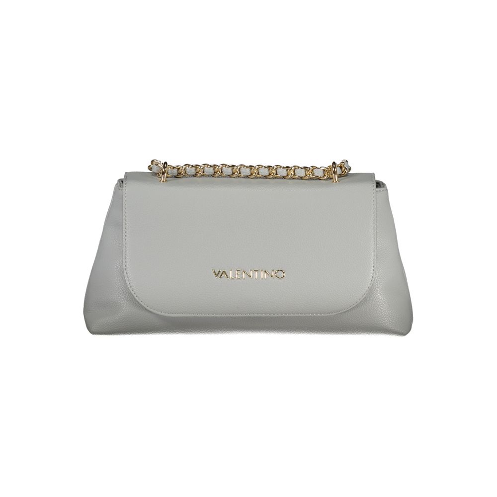 Gray Polyurethane Women's Bag