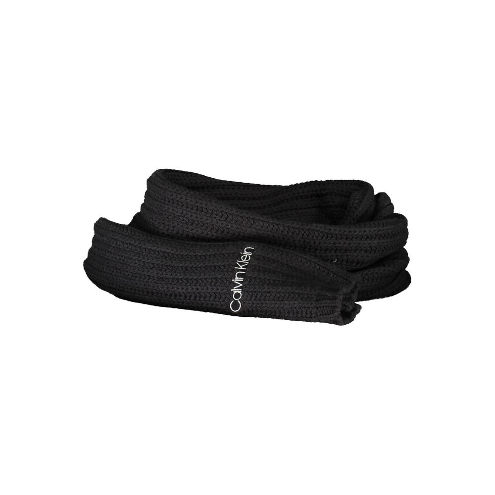 Black Cotton Women Scarf
