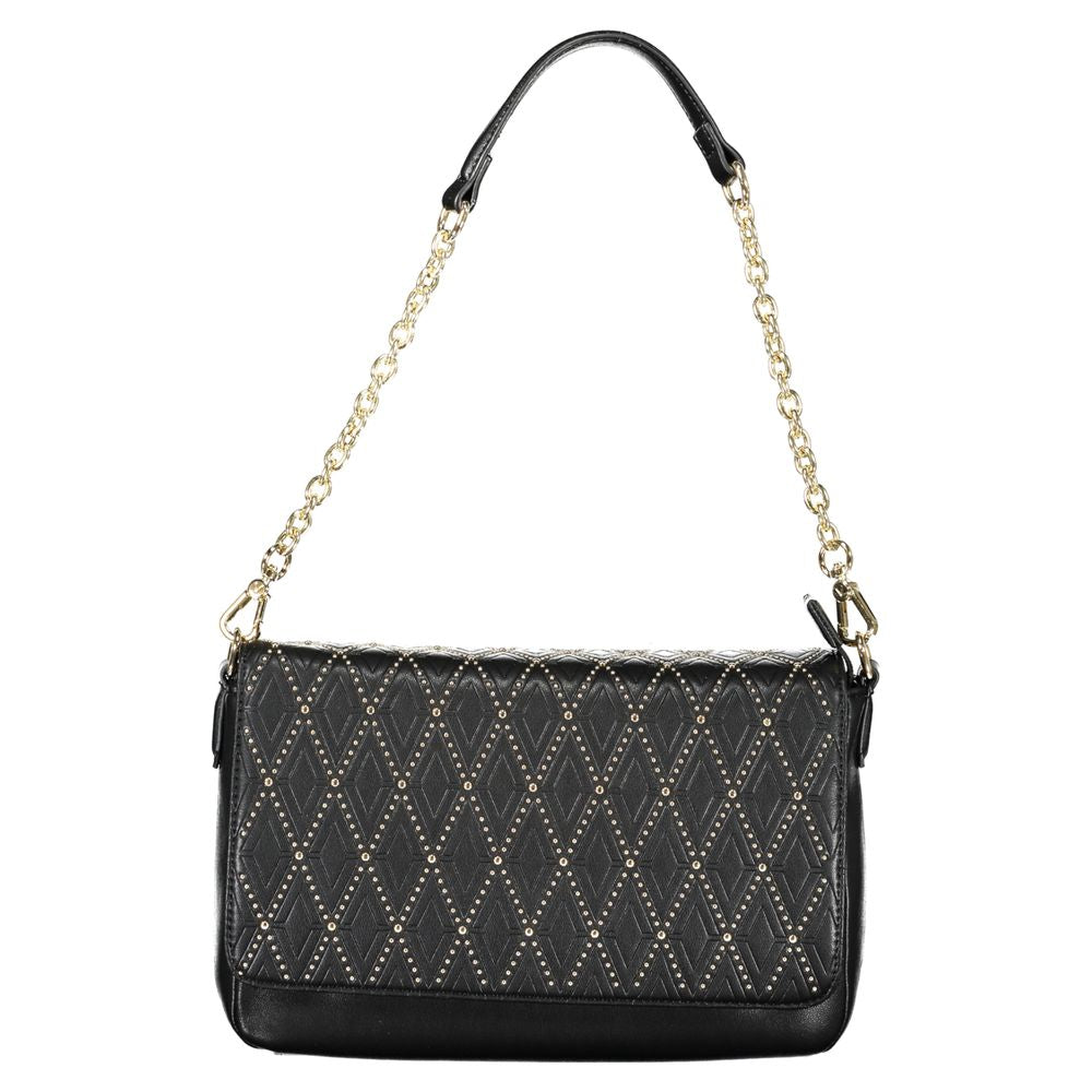 Black Polyurethane Women's Bag