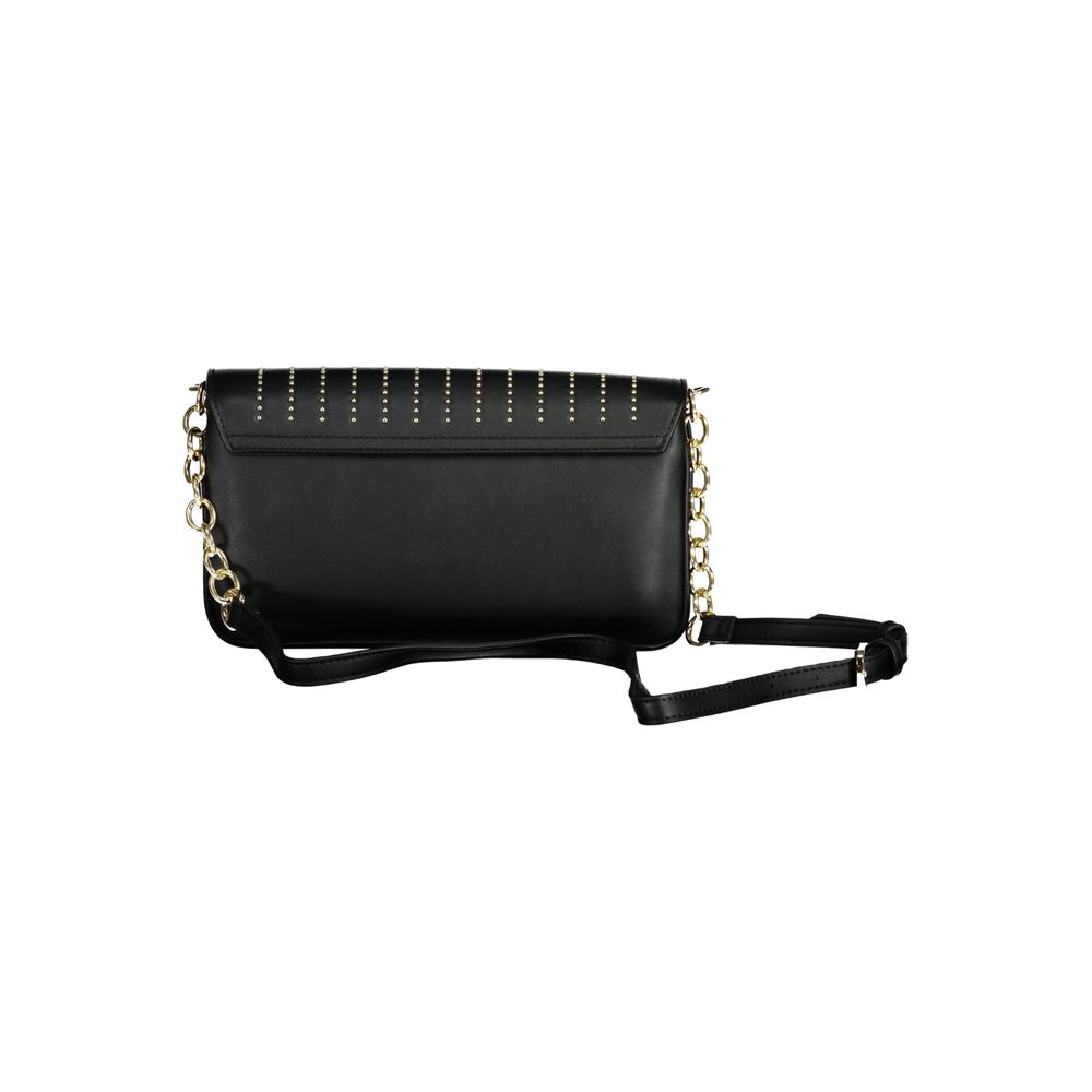 Black Polyurethane Women's Bag