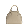 Beige Polyurethane Women's Bag