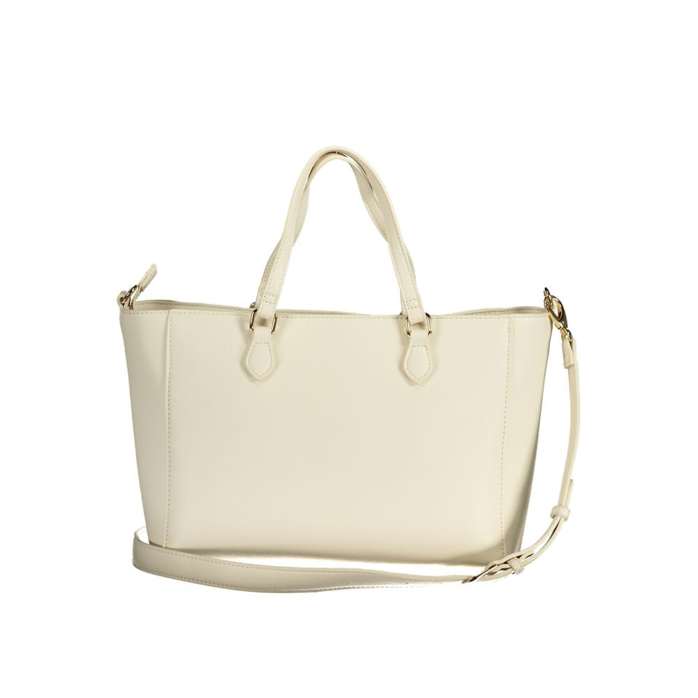 Bianco Polyurethane Womens Bag