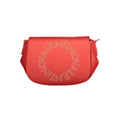 Red Polyurethane Women's Bag