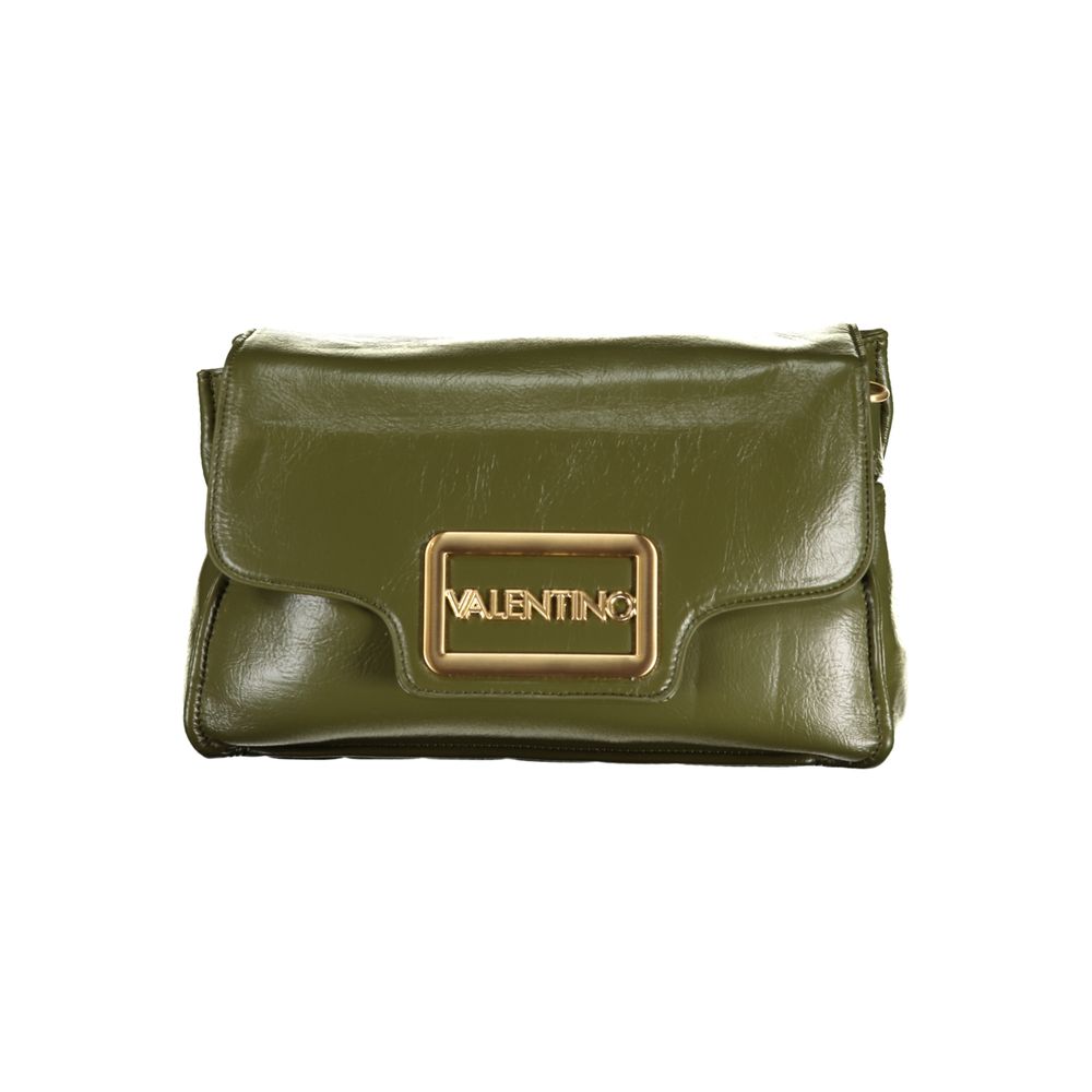 Green Polyurethane Women's Bag