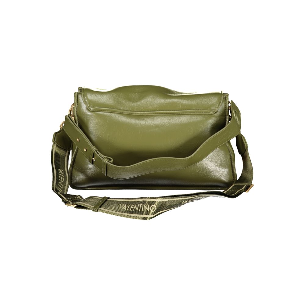 Green Polyurethane Women's Bag