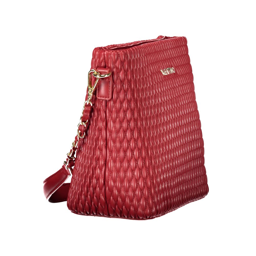 Rosso Polyurethane Women's Bag with Adjustable Shoulder Strap