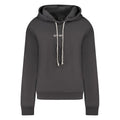 Black Cotton Women Sweatshirt