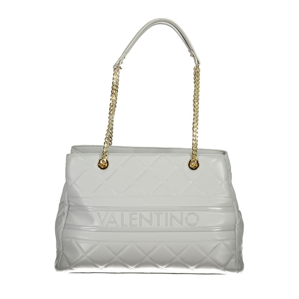 Gray Polyethylene Handbag