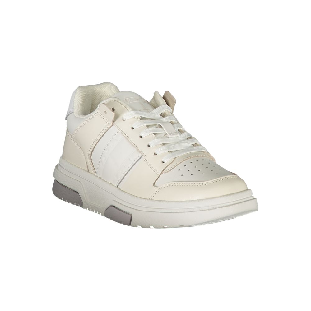 Sneaker aus weißem Polyester