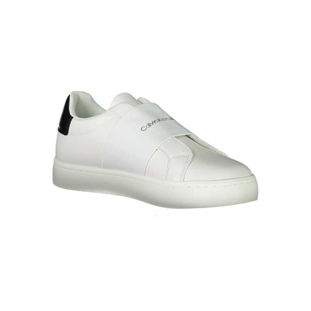 Sneaker aus weißem Polyester