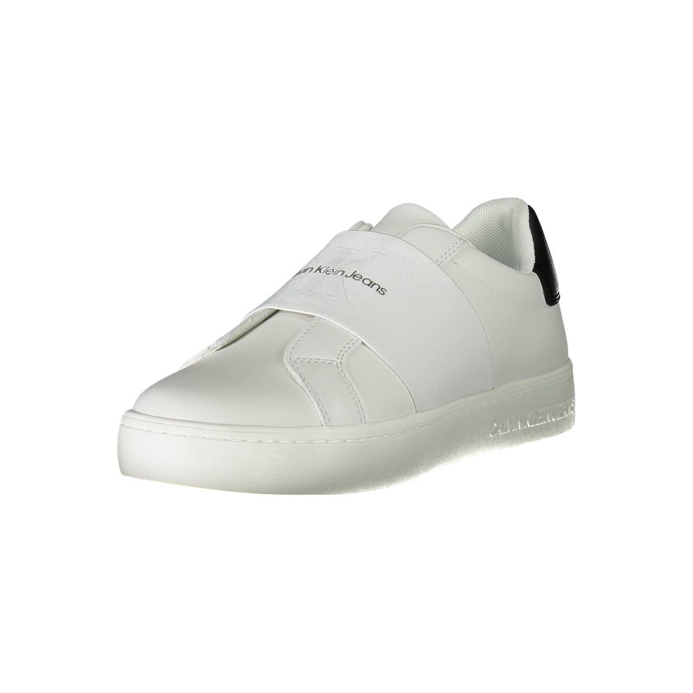 Sneaker aus weißem Polyester