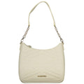 Beige Polyurethane Women's Bag