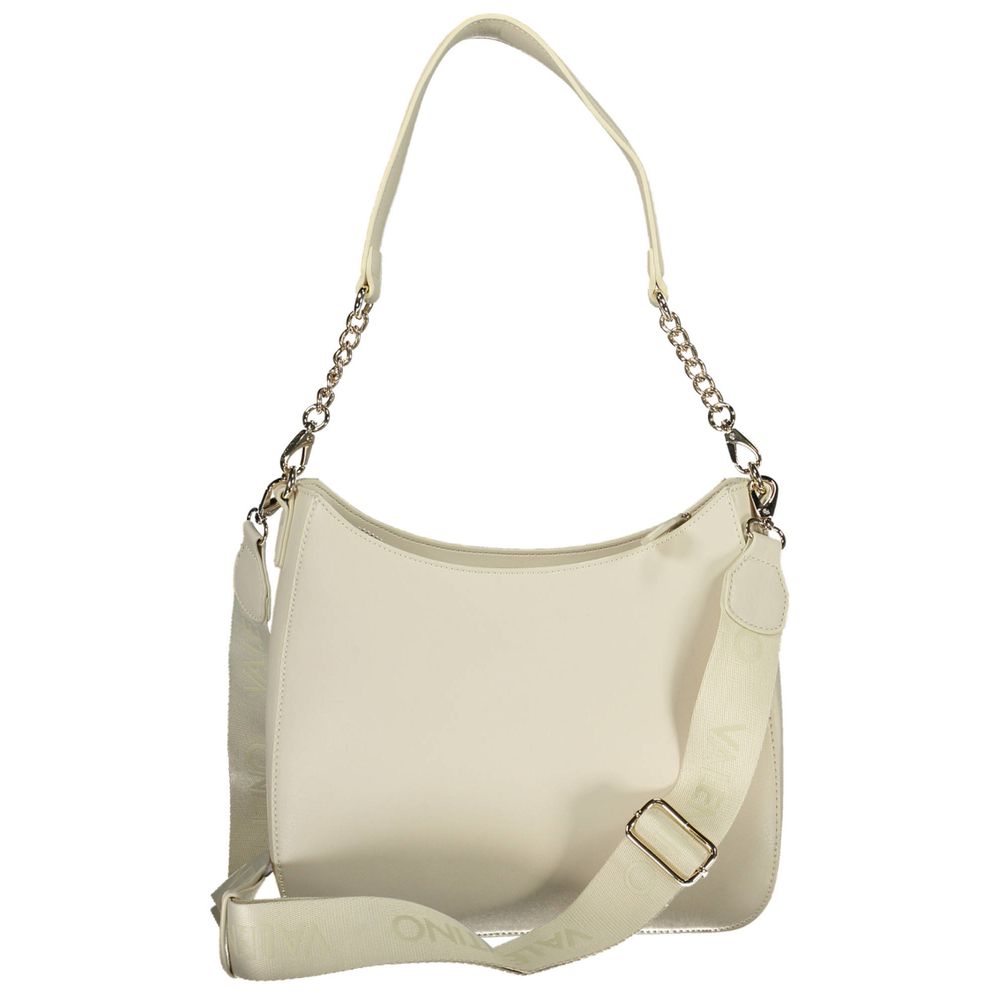 Beige Polyurethane Women's Bag