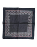 Multicolor Fantasy Silk Square Foulard Scarf