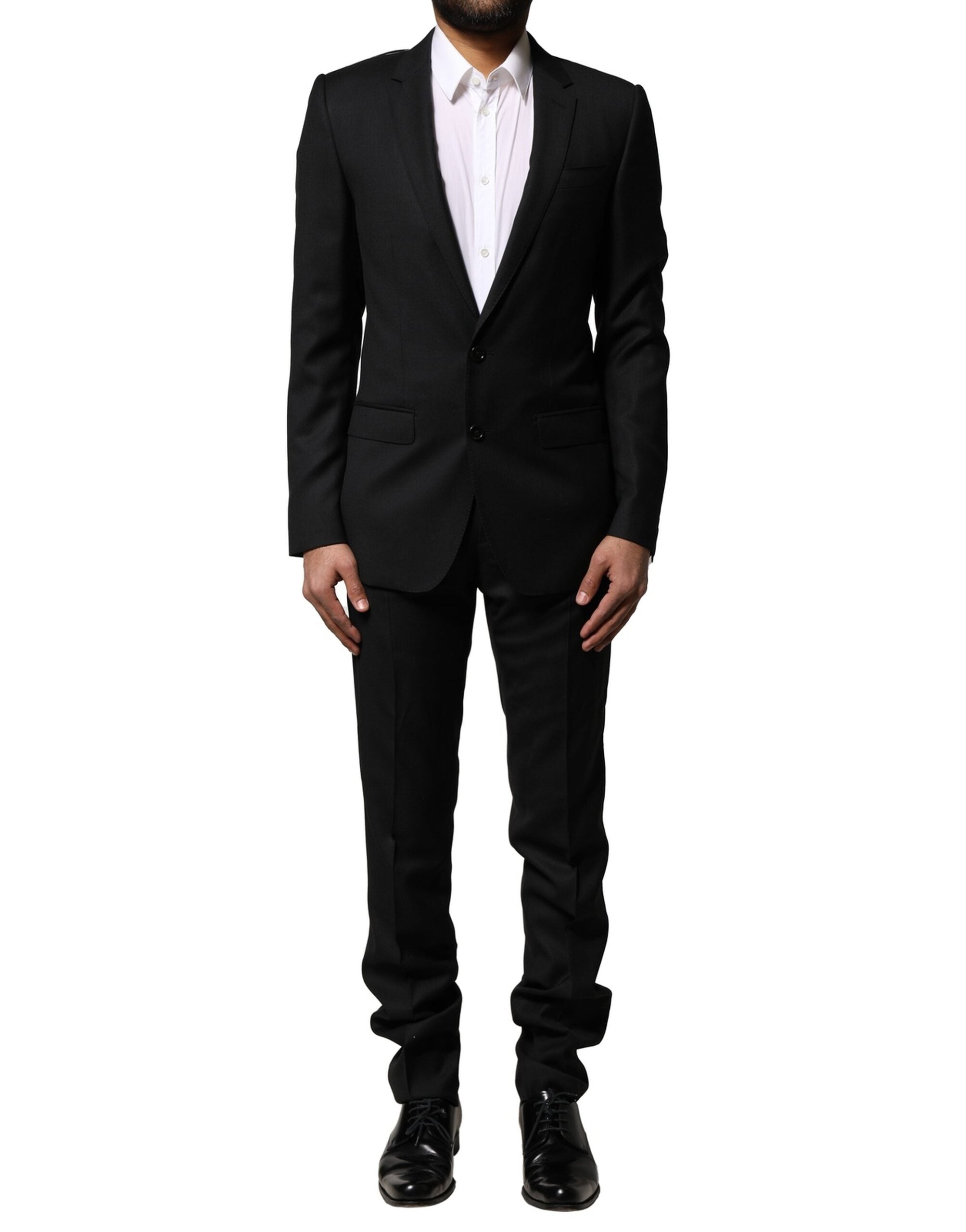 Blue MARTINI Wool Formal 2 Piece Suit