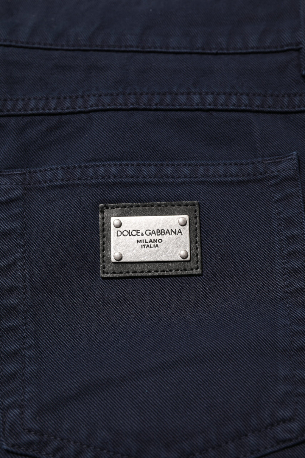 Black Cotton Tapered Denim Jeans